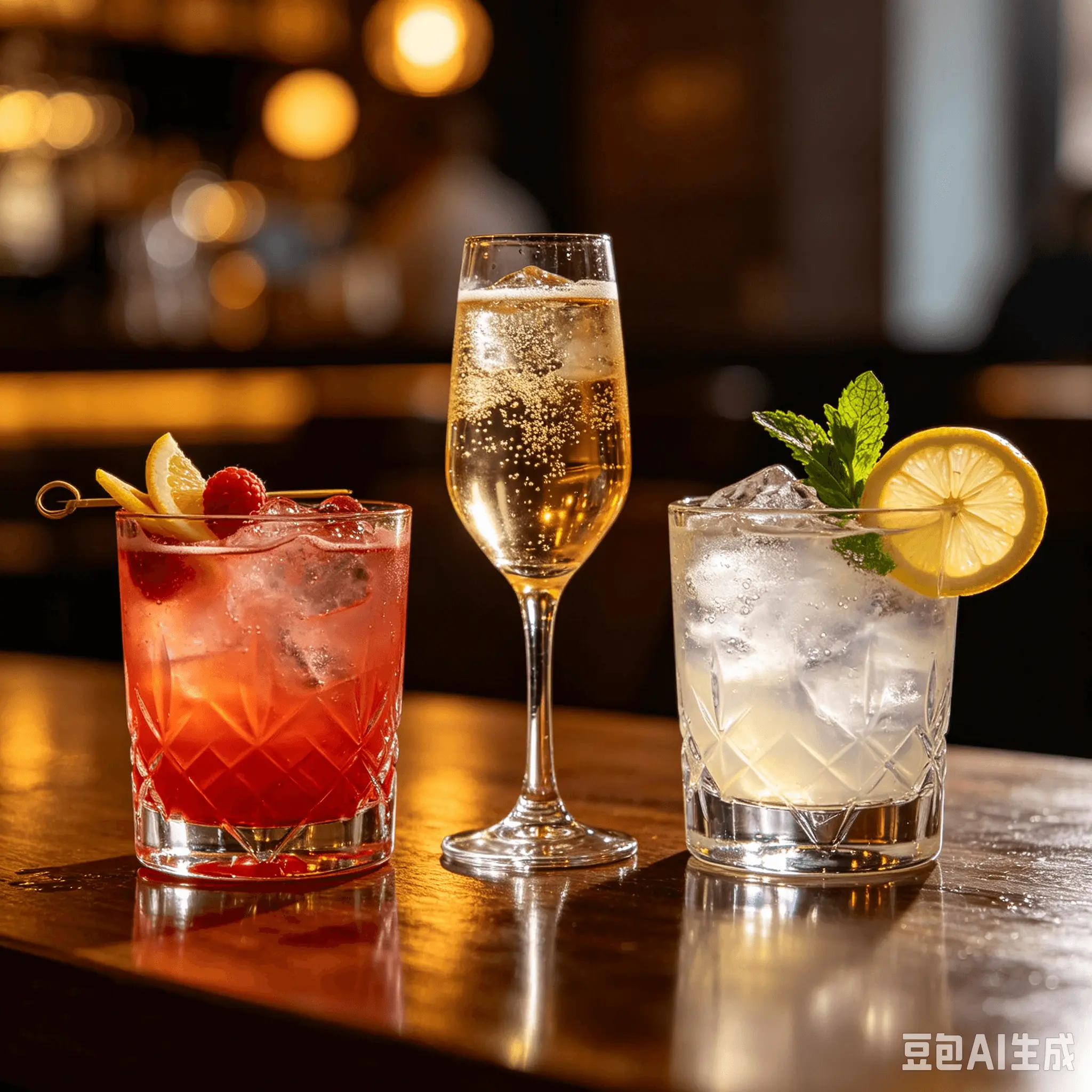 Bebidas e itens de bar para cardápio online