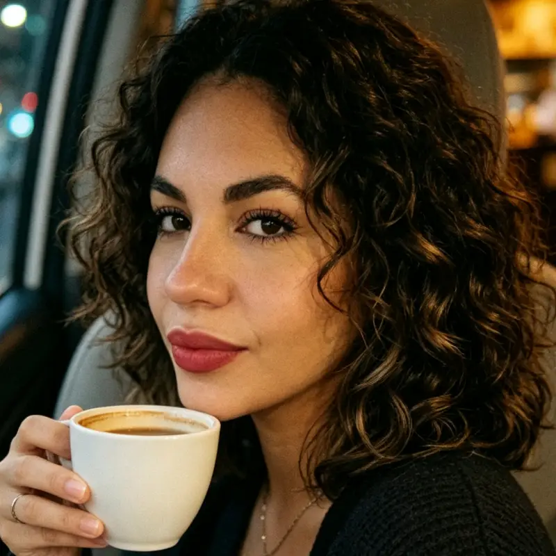 Foto da dona da hamburgueria